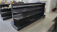 12' Of Double Sided Store Metal Shelving