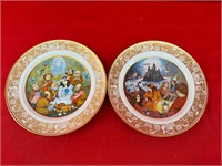 Lot of 2 Franklin Grimms Fairy Tale Porcelain