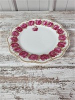 Haviland drop rose plate