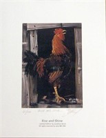 "Rise and Shine" (Rooster) Ltd Ed. print, 42/100