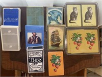 Vintage Collection of Playing Cards Decks