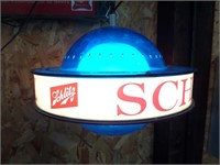 1961 Hanging Schlitz Beer Light - Spinner