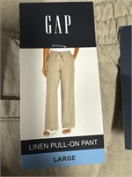 Gap pull on pant L