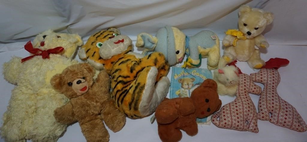 Vintage Stuffed Animals Carnival Stuffed Animals