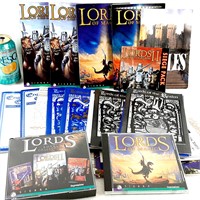 Jeux PC LORDS OF MAGIC I-II, 5 DVD, livres, etc.