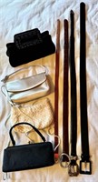 Women's Lot with Handbags, Snake Skin Belt, Ralph