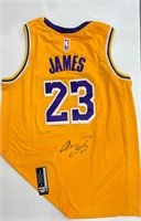 Autograph COA LeBron James Jersey