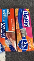 hefty bags- quart size x2