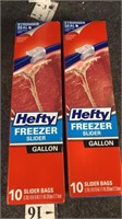 hefty bags- gallon size x2