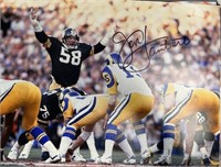 Steelers Jack Lambert Signed 11x14 with COA