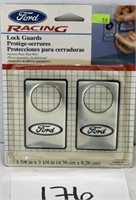 (2) vtg ford racing lock guards