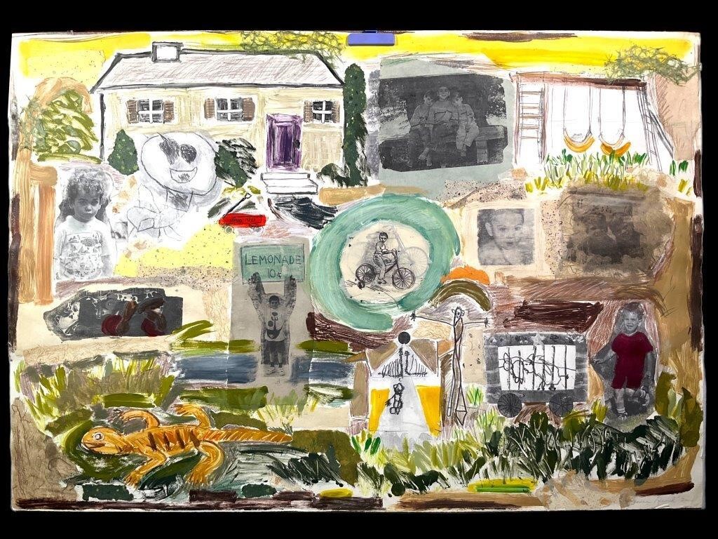 Mixed Media Family Collage
