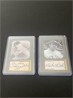 Mickey Mantle and Babe Ruth cards