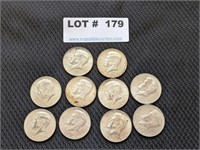 10-1965 Kennedy Silver/Clad Half Dollars