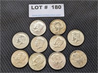 10-1969 Kennedy Silver/Clad Half Dollars