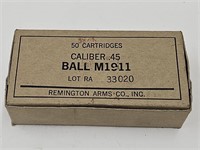 45 Cal Auto 49 RDS Gun Ammo