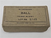 45 Cal Auto 50 RDS Gun Ammo