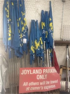 Joyland Flags and sign