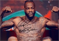 Autograph COA Deontay Wilder Photo