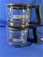 2 Bunn Coffee Glass Coffee Pots