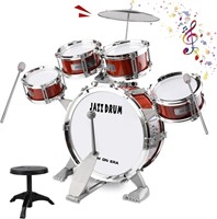 (N) Toddlers Drum Set Kids Drum Toy Jazz Drum Set