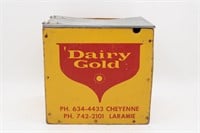 Vintage Cheyenne Laramie Dairy Gold Milk Crate