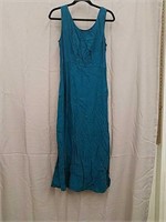 Karin Stevens Blue Green Dress- Size 8
