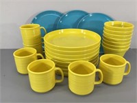 Vintage 1978 Heavy Plastic Dishes