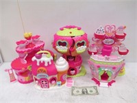 Lot of My Little Pony Playsets - As Shown
