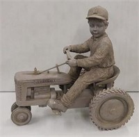 Spec Cast Farmall Pedal w/Young Man Sculpture