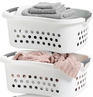 New IRIS USA Laundry Basket 50L Large Plastic Hip