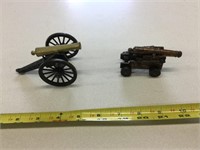 2 miniature cannons