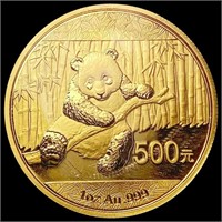 2014 1oz Gold China Panda GEM PROOF