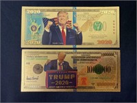 Pair of Trump Novelty Bills