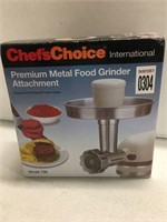 CHEF'S CHOICE METAL FOOD GRINDER