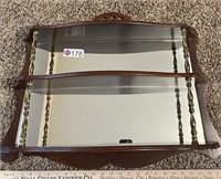 VINTAGE WALL DISPLAY MIRROR