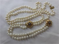 24" double strand 6mm pearls (See description)