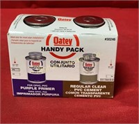 Oatey Handy Pack Purple Primer & Regular Clear