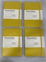 4 Peachlulu a5 lined notebooks 100 pages ea