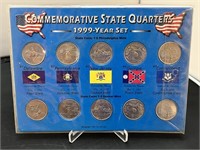 Commemorative State Quarters 1999 Year Set