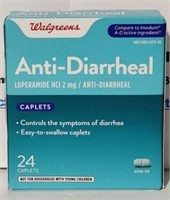 Box of 24 Walgreens Anti-Diarrheal Pills