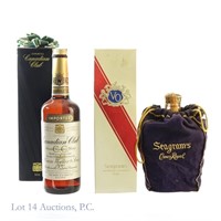 Seagram's VO, 80 Canadian Club & 54 Crown Royal