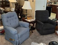 Upholstered Recliners, Lamps & Side Tables