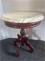 Marble top plant stand table