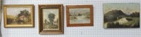 Lot of 4 paintings