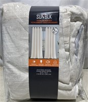 Sunblk Blackout Curtains 2 Panels