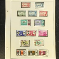 Dominica Stamps Mint NH on pages in mounts, fresh