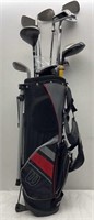 25in Golf Stand Bag Jr Size and Clubs
