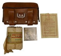 WWII 1940 DNY German Medical Pouch WIth Contents