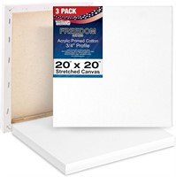 SEALED-Art Supply 20x20 Canvas 3-Pac